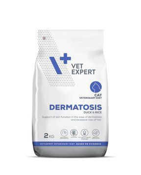 VetExpert Veterinary Diet Cat Dermatosis Duck & Rice 2 kg K2007 foto