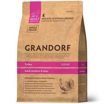 Grandorf Turkey Adult Medium and Maxi Breeds 3 kg D2047 foto