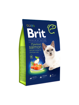 Brit Premium by Nature Cat. Sterilized Salmon 8 kg K1429 foto