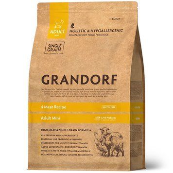 Grandorf 4 Meat for Mini Breeds 1 kg D2011 фото