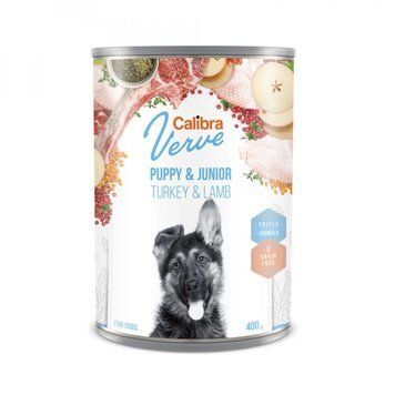 Calibra Dog Verve GF Junior Turkey&Lamb, 400g x 6 buc. D4038 foto