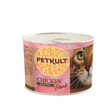 Petkult Chicken 185g x 12 buc. K1919 foto