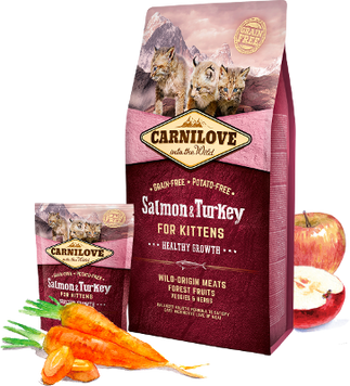 Carnilove Salmon & Turkey for Kittens &ndash; Healthy Growth 2 kg K1501 foto