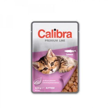 Calibra Cat Premium Kitten Salmon, 100g x 24 buc. K1061 foto
