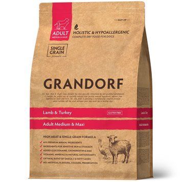 Grandorf Lamb and Turkey for Medium and Maxi Breeds 3 kg D2013 фото