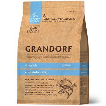 Grandorf White Fish for Medium and Maxi Breeds 3 kg D2015 фото