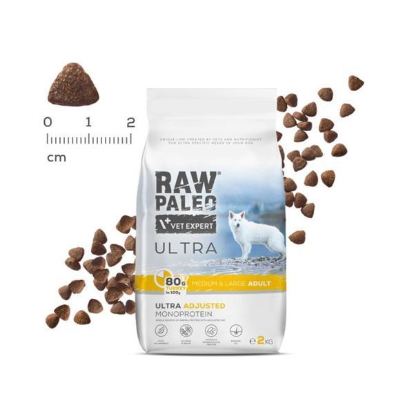VetExpert Raw Paleo Dog Ultra Medium & Large Adult Turkey D70108 foto