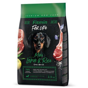 Fitmin For Life Lamb & Rice Mini 2.5 kg D1006 фото
