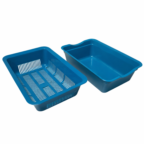 Litieră Pentru Pisici Cu Grătar 40x28x12 cm T1005 foto