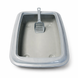 Туалет для кошек с бортиком 50x37x14 см T1006 фото 2