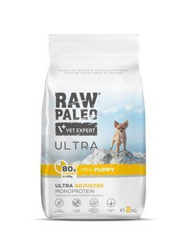 VetExpert Raw Paleo Dog Ultra Mini Puppy Turkey 2 kg D7038 фото