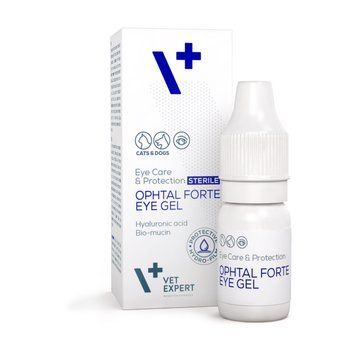 VetExpert Ophtal Forte Eye Gel 7 ml &mdash; picături gel pentru ochi la c&acirc;ini și pisici С1032 foto