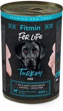 Fitmin for Life dog Tin Turkey, 400g x 6 buc. D1056 foto