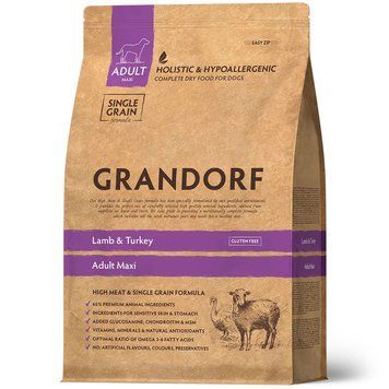 Grandorf Lamb and Turkey for Maxi Breeds 10 kg D2023 фото