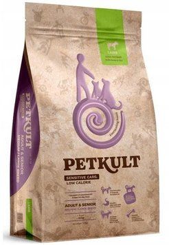 Petkult Sensitive Lamb&Rice Adult & Senior Low Calories Medium & Large 3 kg D6007 foto