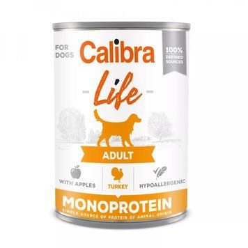 Calibra Dog Life Adult Turkey with apples, 400g x 6 buc. D4028 foto