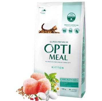 Optimeal Kitten Chicken 1.5 kg K1208 foto