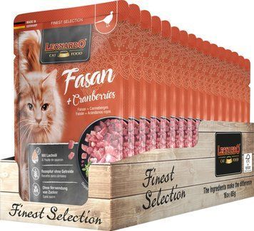 Leonardo Finest Selection Pheasant + Cranberries, 85g x 16 buc. K1732 foto