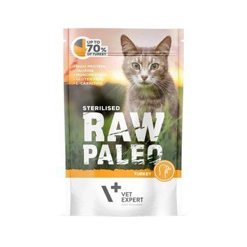 VetExpert Raw Paleo Cat Sterilised Turkey 100g K2046 foto