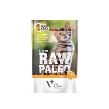 VetExpert Raw Paleo Kitten Turkey 100g K2049 foto