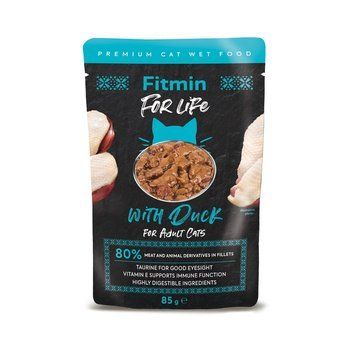 Fitmin For Life cat pouch adult duck 85g K1081 foto