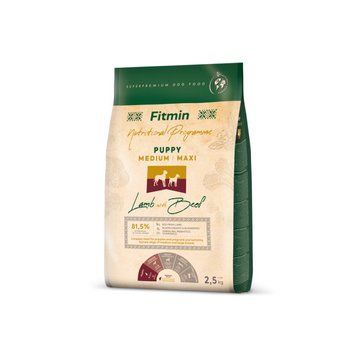 Fitmin Lamb&Beef Medium/Maxi Puppy 2.5 kg D1025 фото
