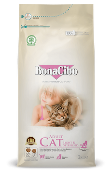 BonaCibo Adult Cat Light & Sterilised K2406 фото