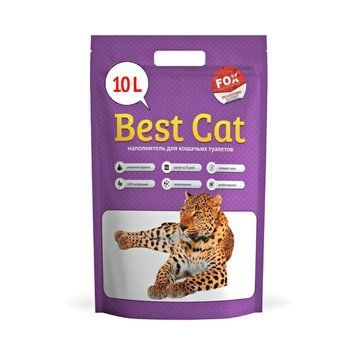 Силикагелевый наполнитель Best Cat аромат лаванды 10 л 4025 фото