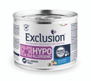 Exclusion Veterinary Diet Hypoallergenic Dog Adult Fish & Potato 200 g D1205 foto
