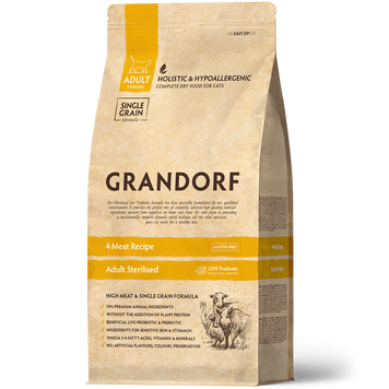 Grandorf 4 MEAT Adult Sterilised 8 kg K1820 фото