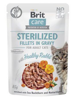 Brit Care Cat Pouch STERILIZED Fillets in Gravy with Healthy Rabbit 85g K1450 foto