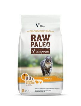 VetExpert Raw Paleo Cat Adult Turkey & Dried Chicken K2034 foto