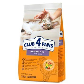 Club 4 paws indoor 4 in 1 with Lamb 2 kg K1322 foto