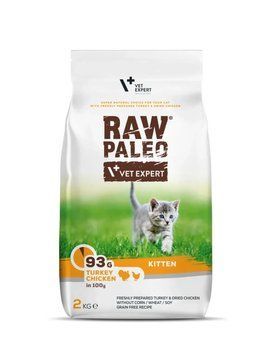 VetExpert Raw Paleo Cat Kitten Turkey & Dried Chicken K2035 foto