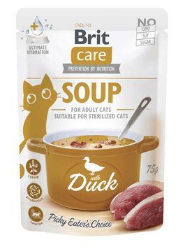 Brit Care Soup with Duck for Cats 75 g K1451 foto