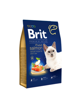 Brit Premium by Nature Cat. Adult Salmon 8 kg K1425 foto
