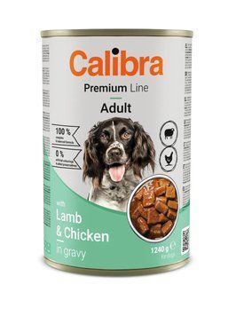 Calibra Dog Premium can with Lamb&Chicken, 1240g x 12 buc. D4036 foto